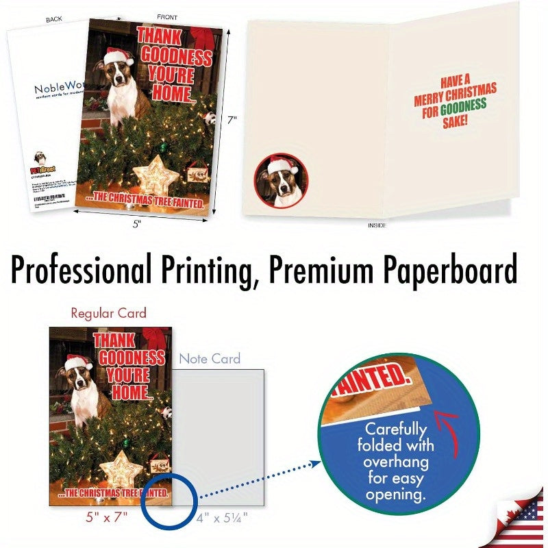 36pxs Humorous Xmas Cards