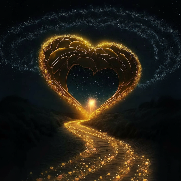 Black Gold Love Light Backdrop