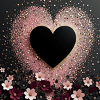 Black Gold Love Photo Backdrop