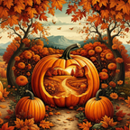 Pumpkin Autumn Photo Background Cloth