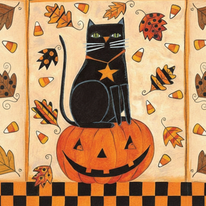 Halloween Cat Photo Background Cloth