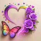 Purple Rose Photo Backdrop