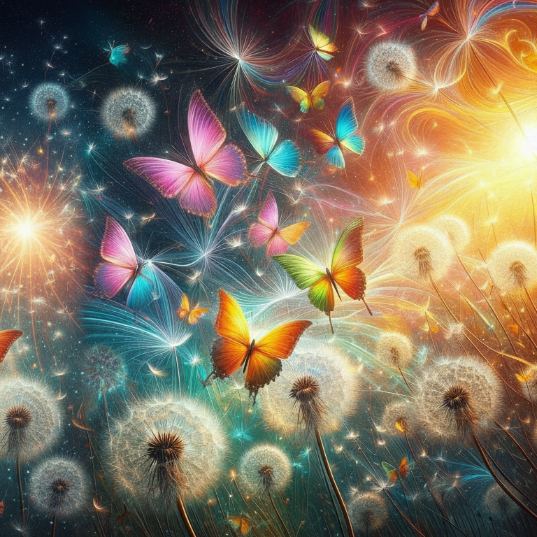 Color Butterfly Photo Background Cloth