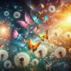 Color Butterfly Photo Background Cloth