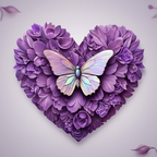 Purple Flower Photo Background Cloth