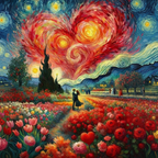 Van Gogh Style Photo Background Cloth