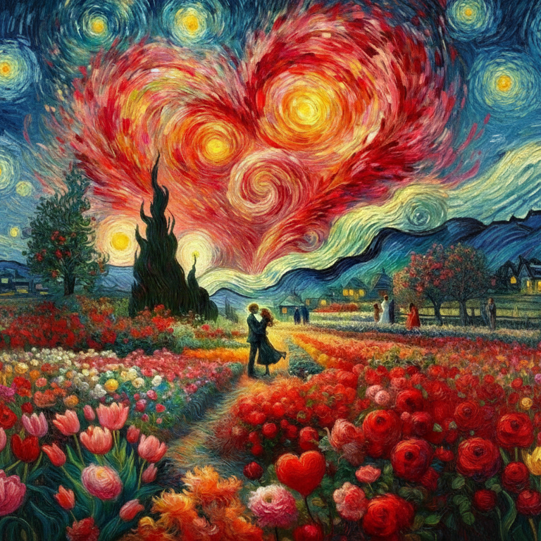 Van Gogh Style Photo Background Cloth