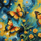 Van Gogh Style Photo Backdrop