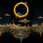 Eclipse Landscape Photo Backdrop