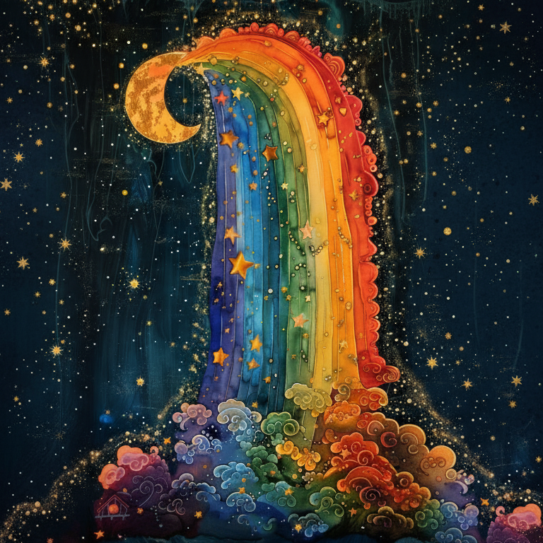 Star Moon Photo Backdrop