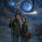 Double Whirlpool Sci-fi Backdrop