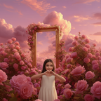 Rose Door Photo Backdrop
