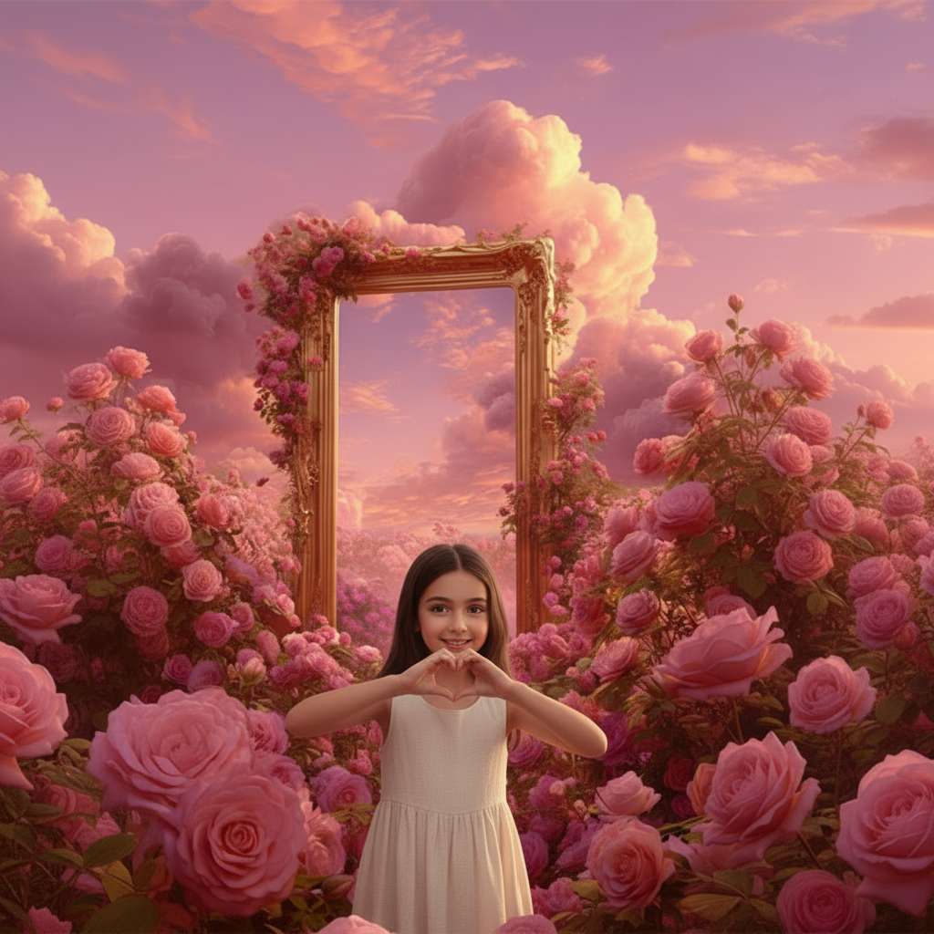 Rose Door Photo Backdrop