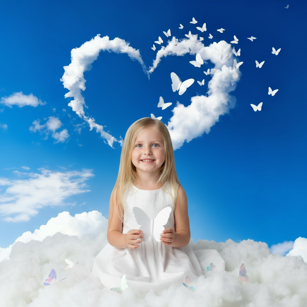 Blue Sky Photo Backdrop