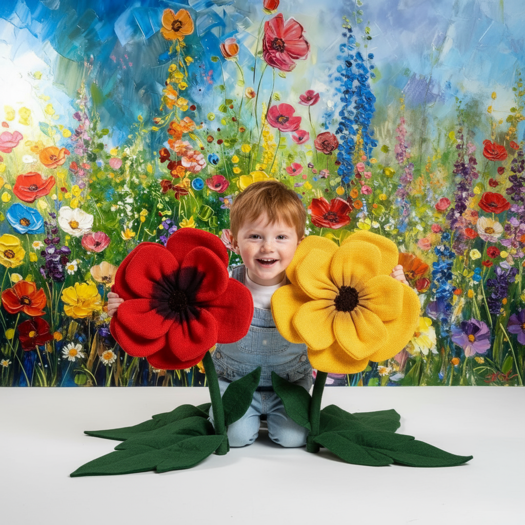 Gorgeous Flower Photo Backdrop