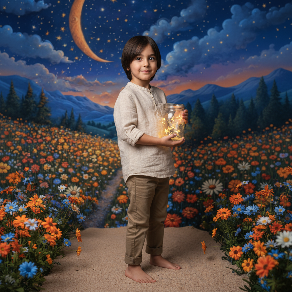 Star Moon Photo Backdrop