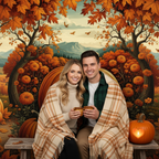Pumpkin Autumn Photo Background Cloth