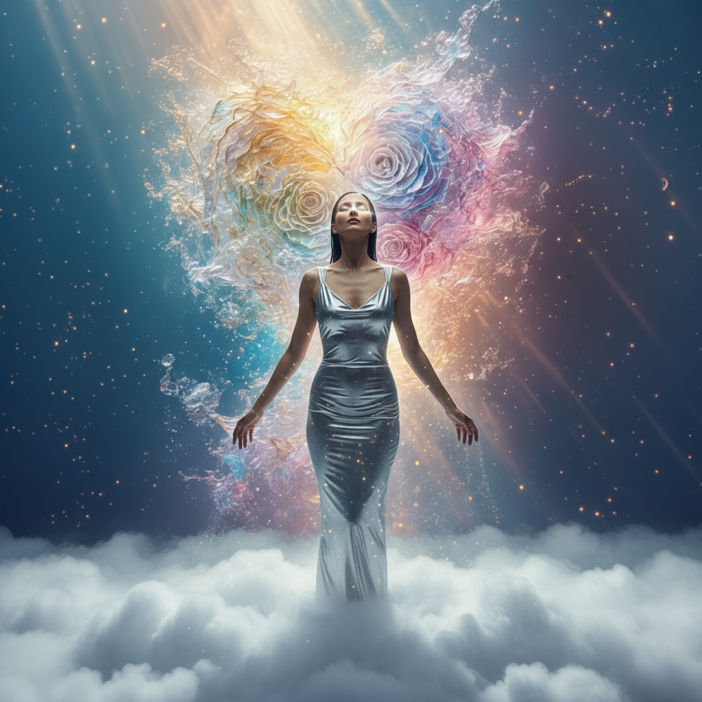 Love Rose Nebula Photo Background Cloth