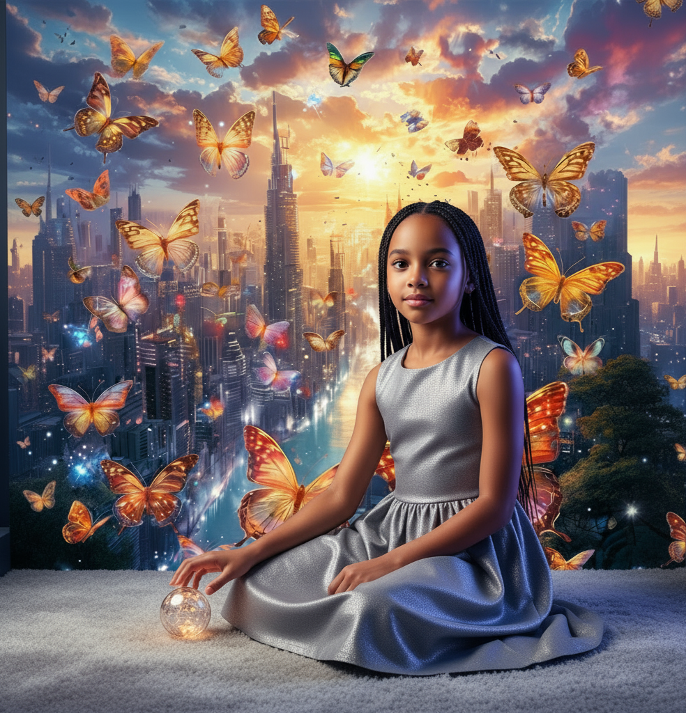 Butterfly Art Photo Background Cloth