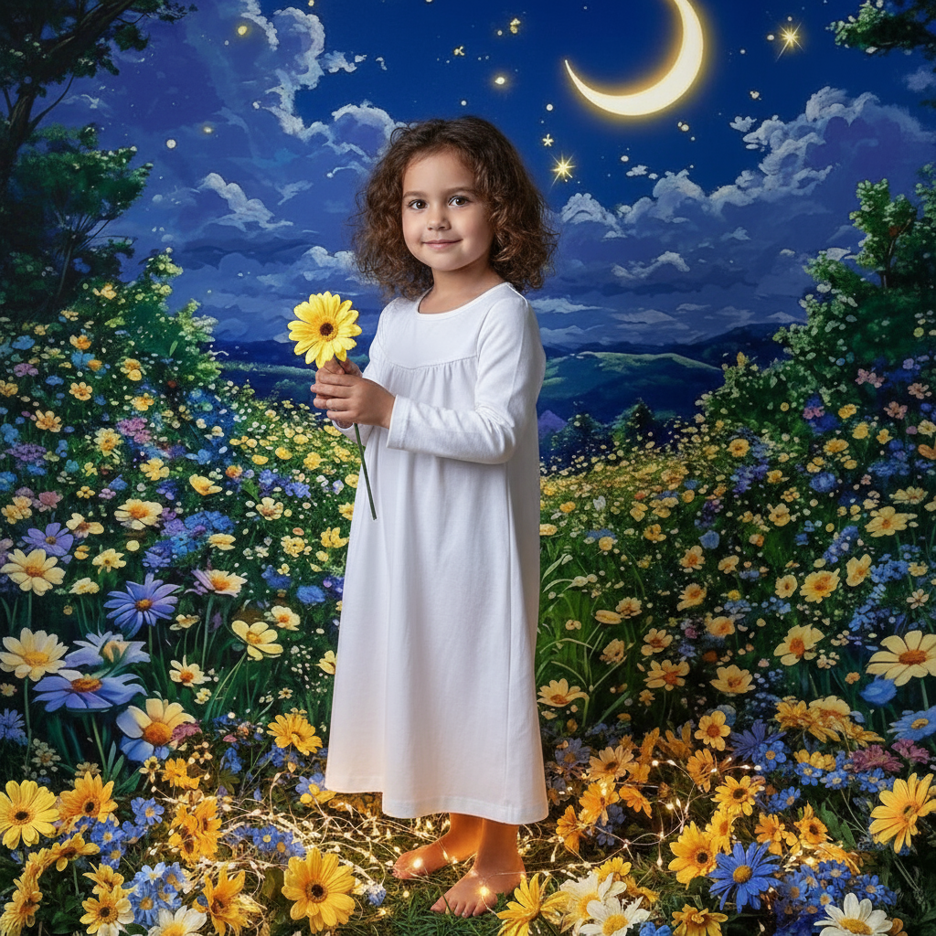 Fairy Tale Star Moon Backdrop