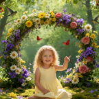 Natural Forest Arch Backdrop