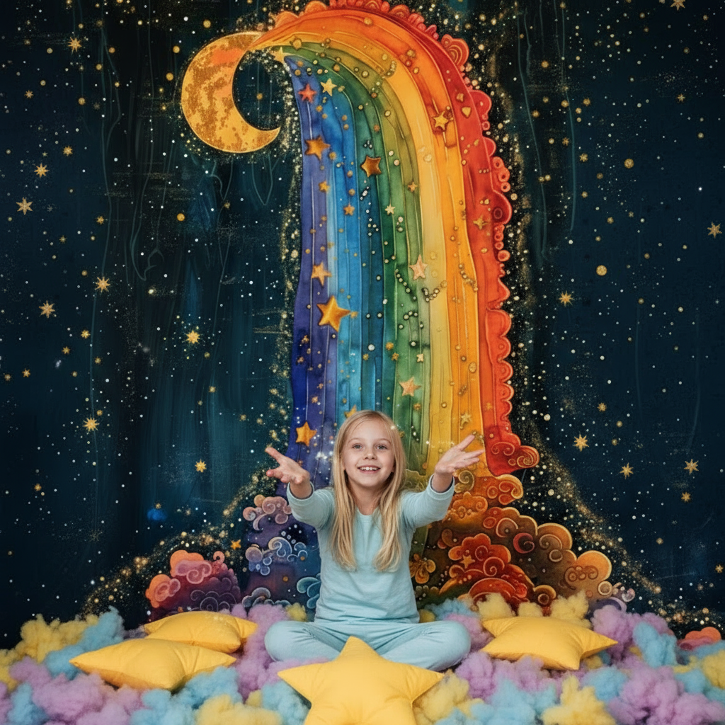 Star Moon Photo Backdrop