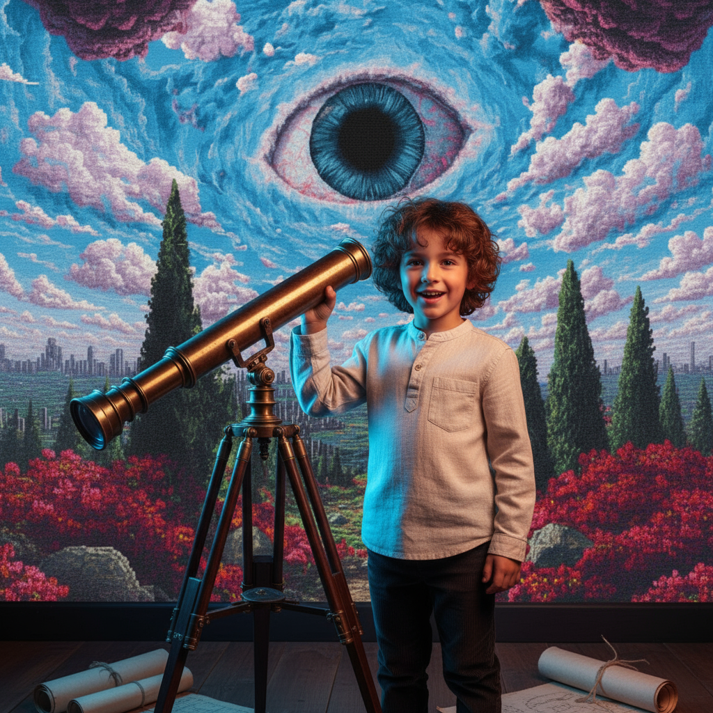 Surreal Eye Photo Backdrop