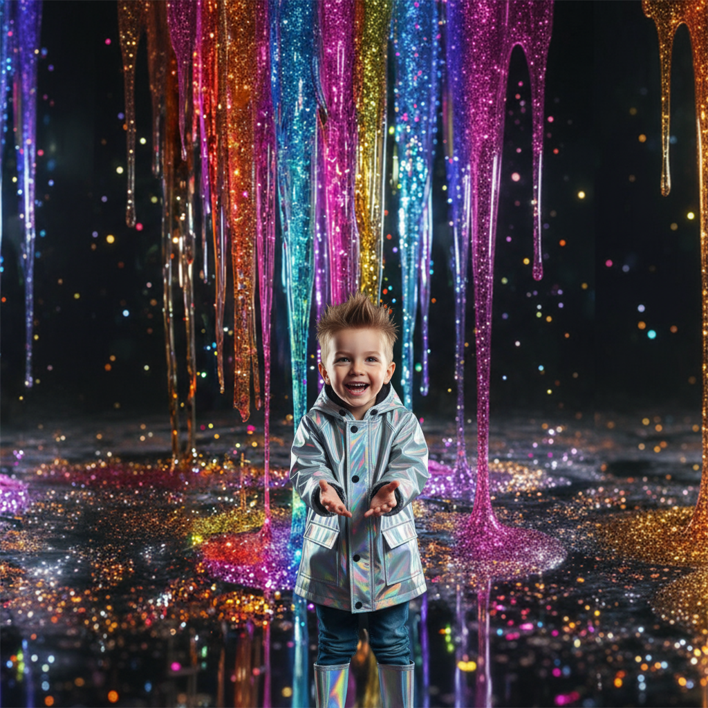 Colorful Streamers Background Cloth