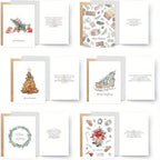 24pxs Hadley Flower Blank Cards