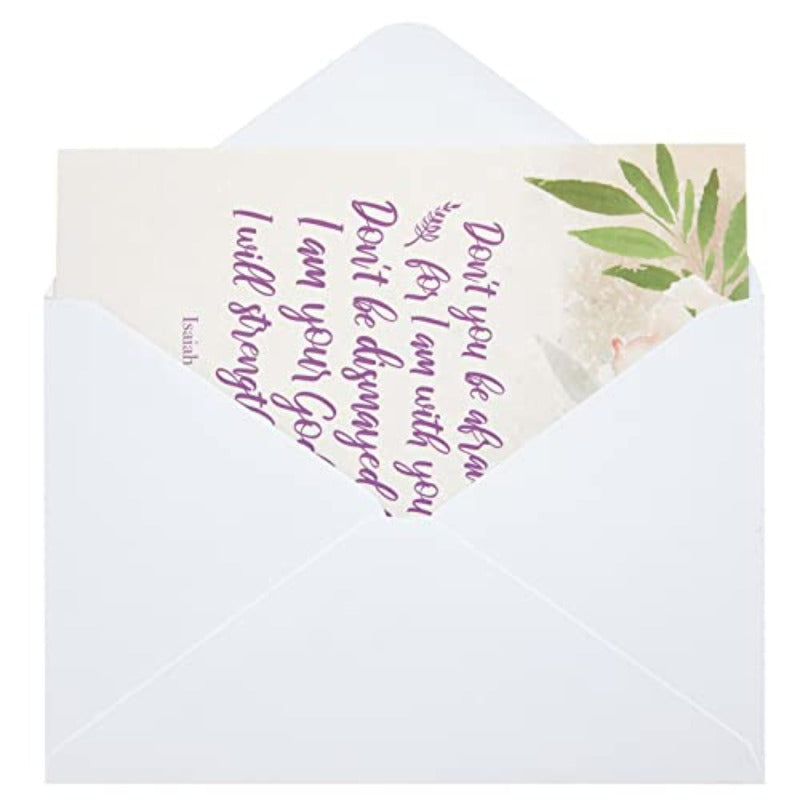36pxs Watercolor Religious Condolence Cards