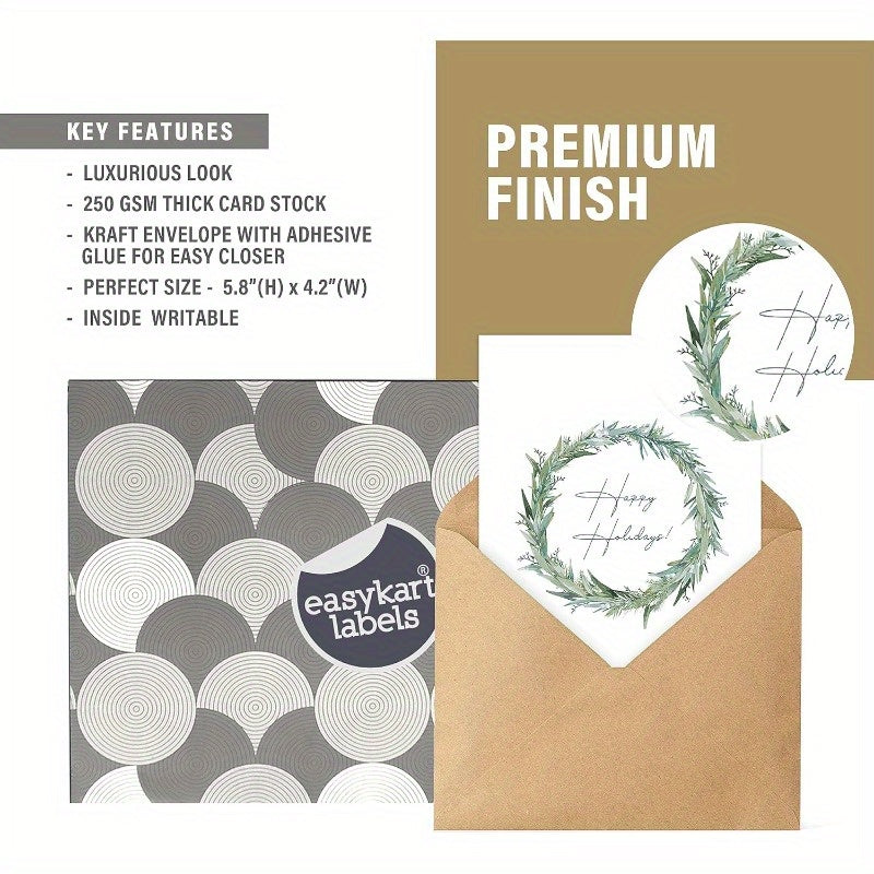 24pxs Hadley Flower Blank Cards