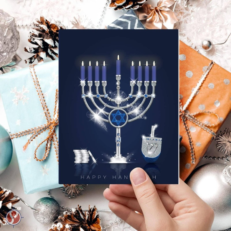 25pxs Hanukkah Cards
