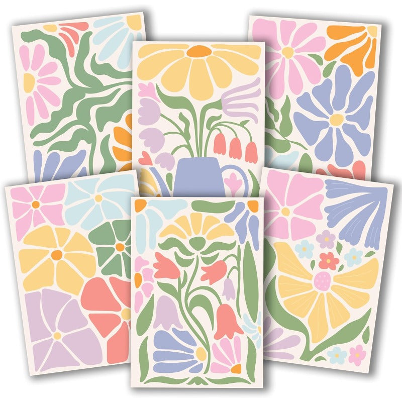 24pxs Hadley Flower Blank Cards