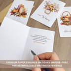 20pxs Happy Harvest Thanksgiving Cards