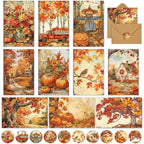 50pxs Autumn Pumpkin Cards