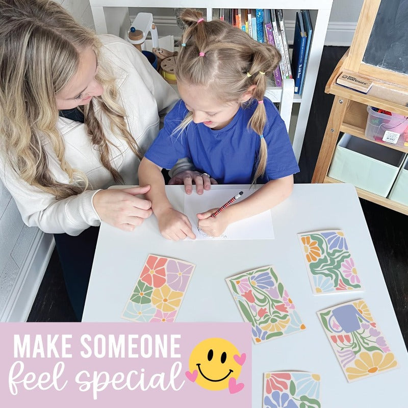 24pxs Hadley Flower Blank Cards